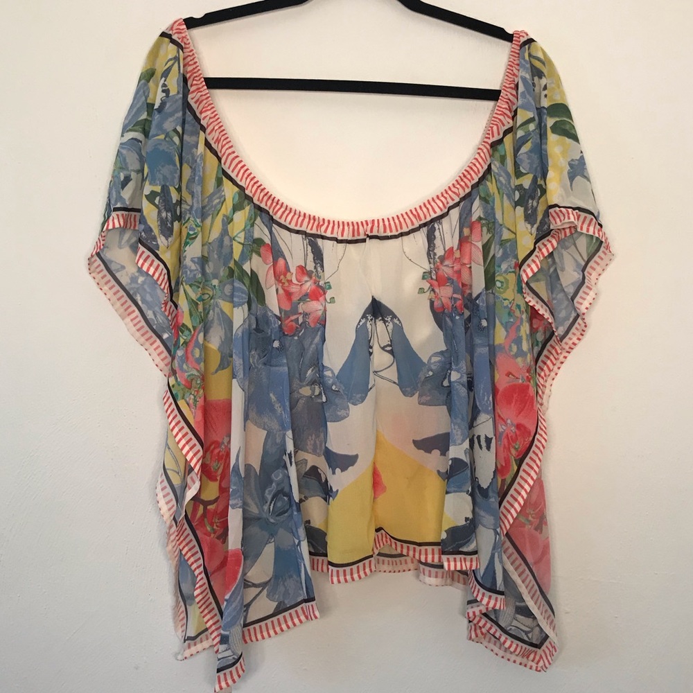 Flying Tomato flowing off the shoulder top - Picture 5 of 7